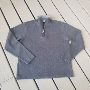 S Old Navy Gray 1/4 zip sweater